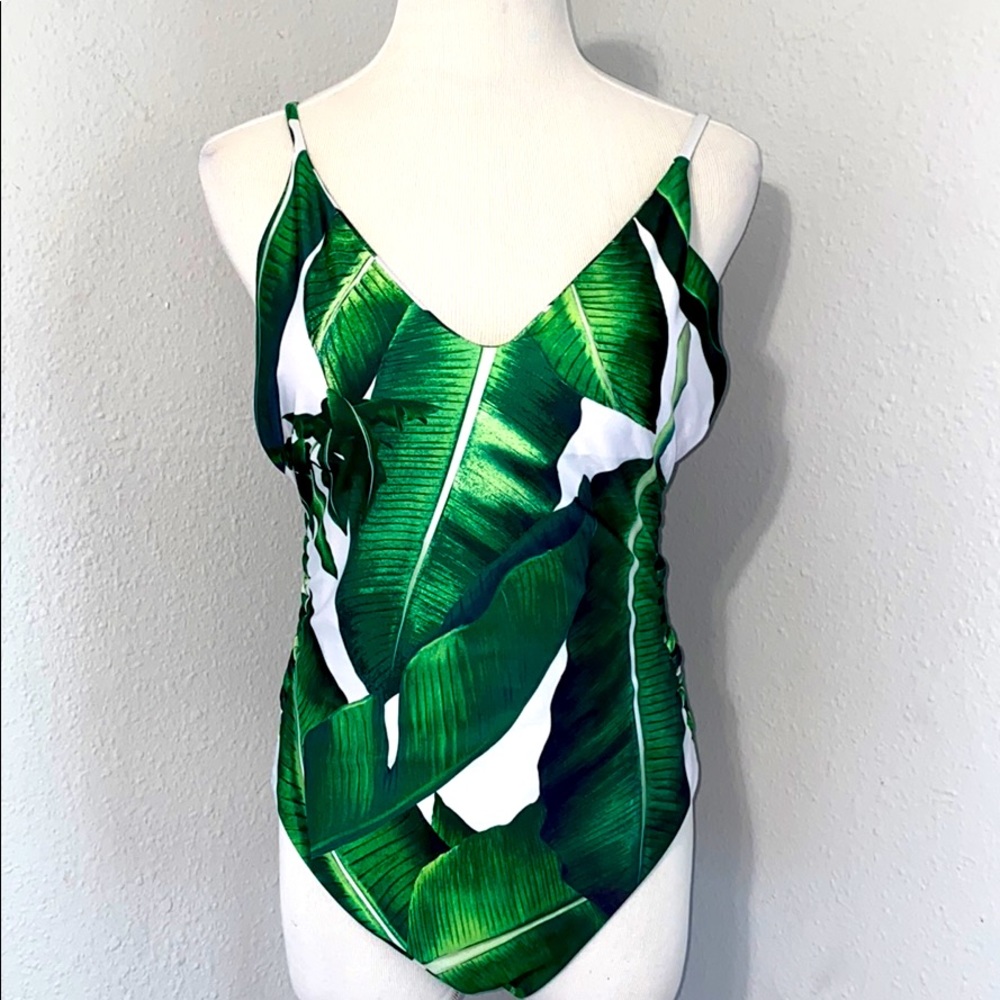 Banana leaf swimsuit